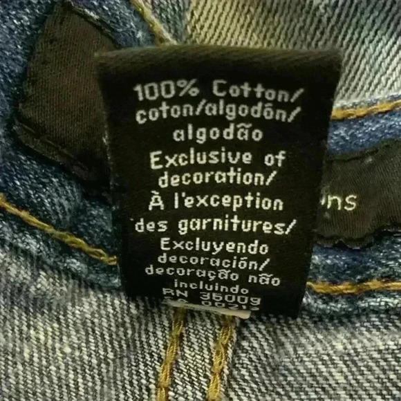 Calvin Klein Jeans Straight Denim Jeans Men Size 40 Light Wash Zip Fly Blue - Picture 12 of 12